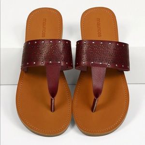 Pryia Laser Cut Flat Sandal